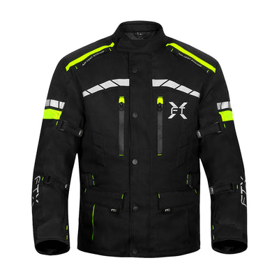 FTX Adventure Motorcycle Jacket Men For Touring Biker Ce Armor Waterproof
