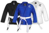 FightX Kids Jiu JitsuGi for Childs Brazilian Lightweight Suit with Free Belt