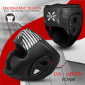 FightX Boxing Headgear for Men & Women Synthetic Leather - Perfect MMA Muay Thai Headgear